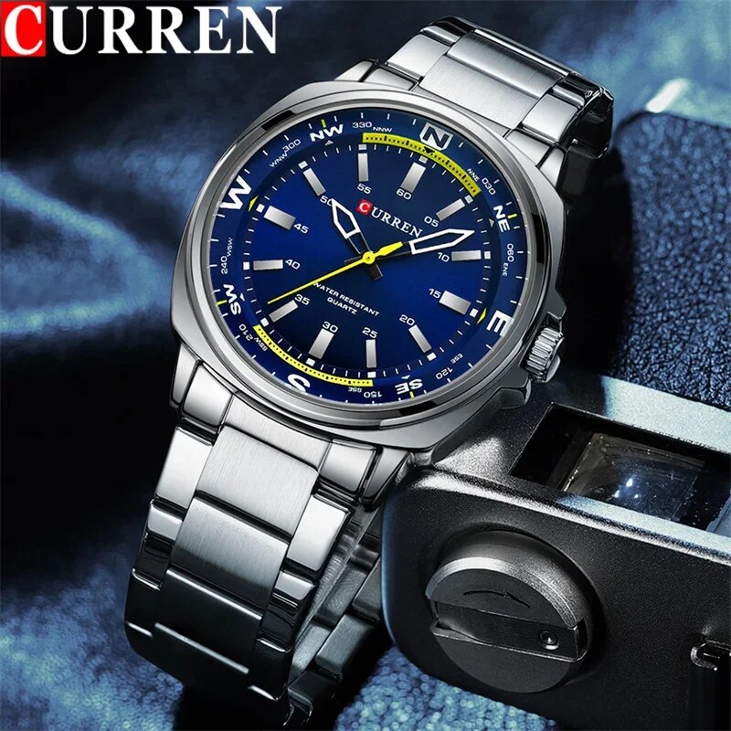 Curren 8455 Silver-Blue - Зображення 2