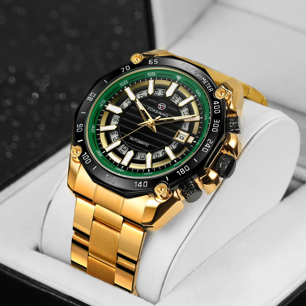 Forsining 8279 Gold-Black-Green — изображение 2