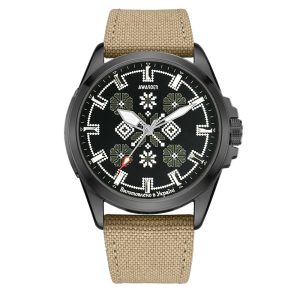 Awarder Embroidery Black-Army Green Khaki Battery 10ATM