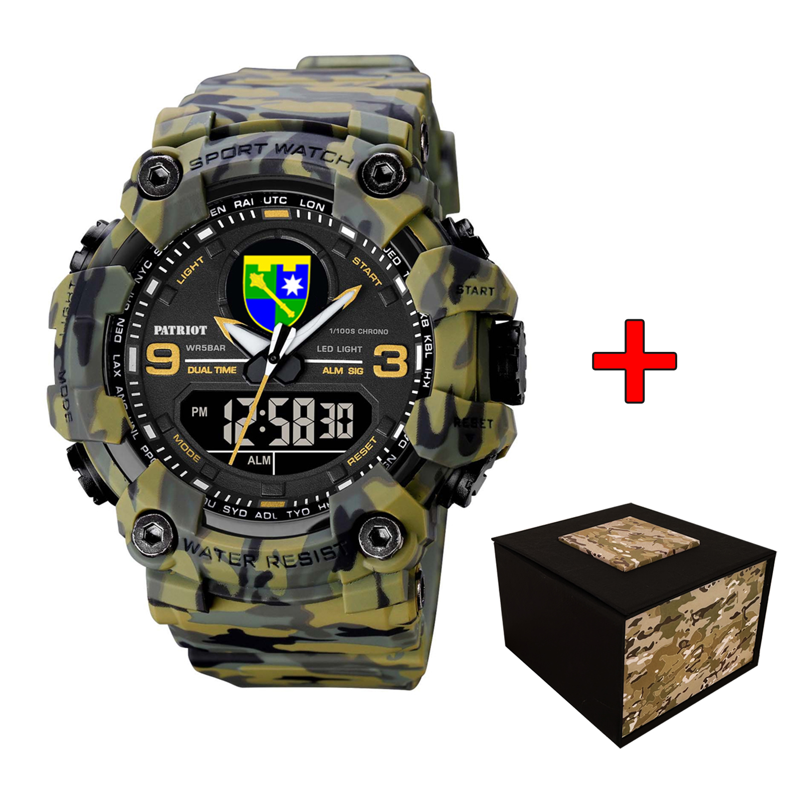 Patriot 001 Регіональне управління Зелений камуфляж + Коробка