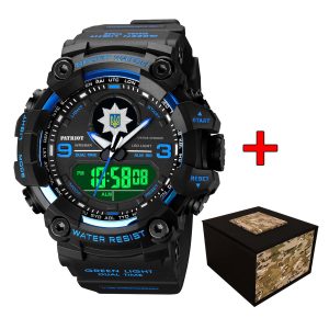 Patriot 001BUPO Поліція Чорні з синім + Коробка