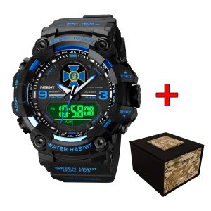 Patriot 001BUSBU СБУ Чорні з синім + Коробка.