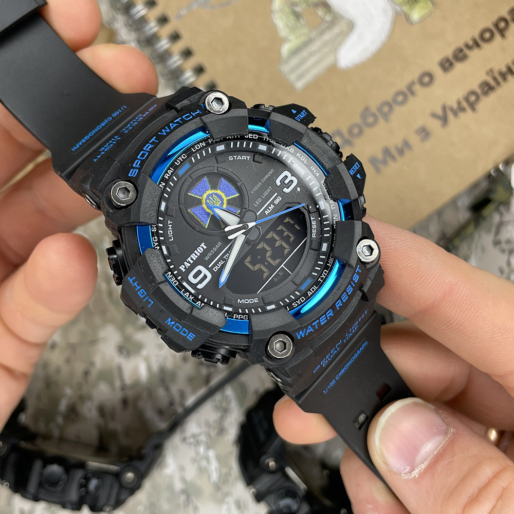 Patriot 001BUSBU СБУ Чорні з синім + Коробка. - Зображення 2