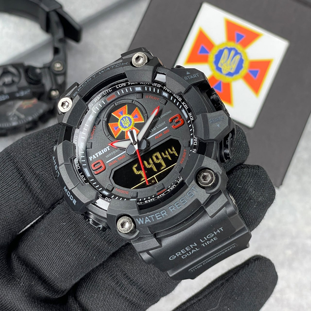 Patriot 001RDDSNS ДСНС Чорні з червоним + Коробка. - Зображення 3