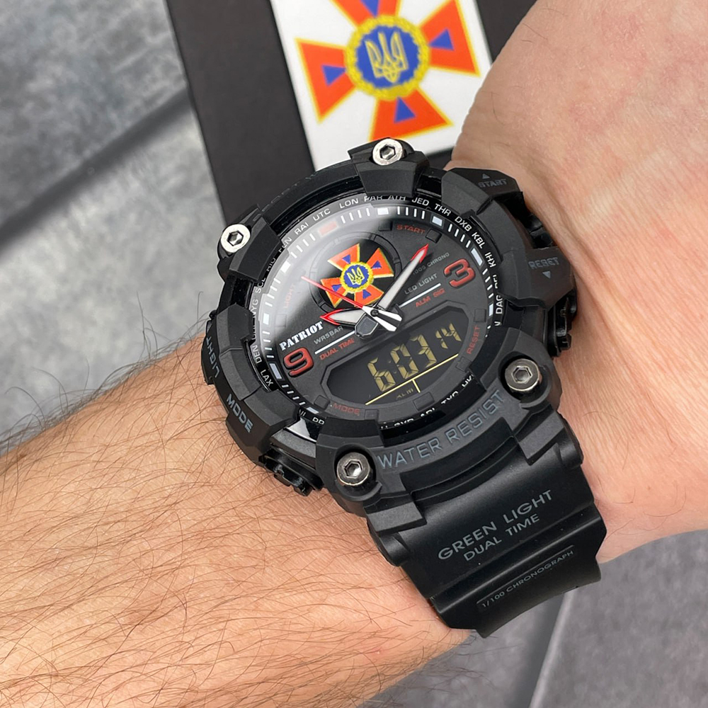 Patriot 001RDDSNS ДСНС Чорні з червоним + Коробка. - Зображення 4