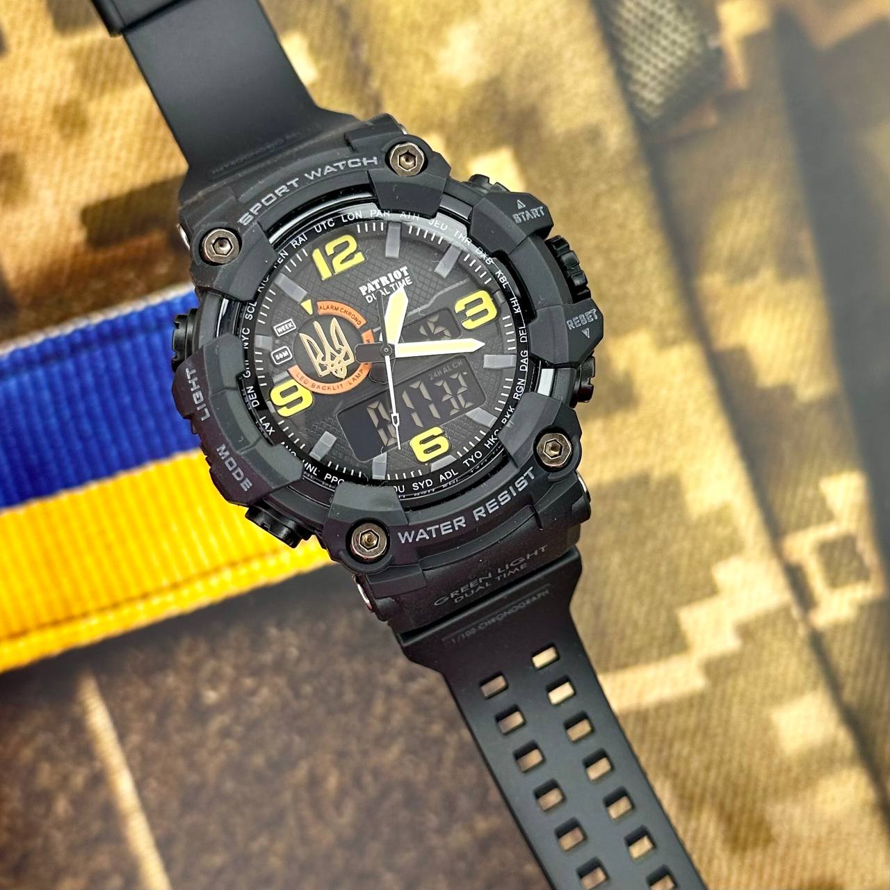 Patriot 002BKUAGD Тризуб золото Чорні + Коробка. - Зображення 3