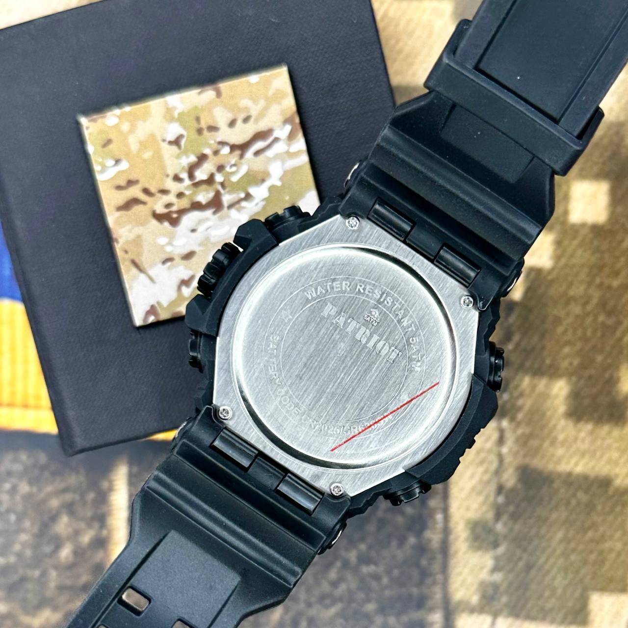 Patriot 002BKUASI Тризуб срібло Чорні + Коробка - Зображення 4