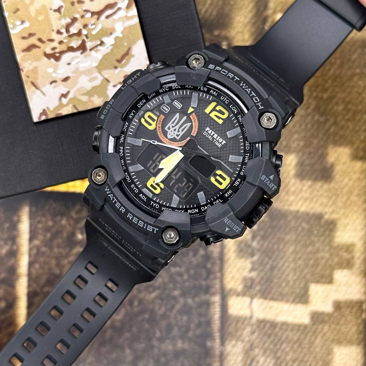 Patriot 002BKUASI Тризуб срібло Чорні + Коробка - Зображення 5