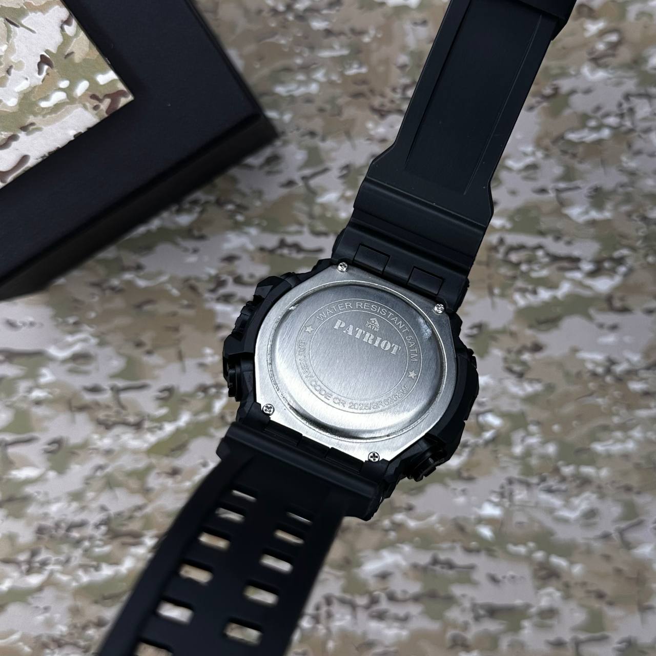 Patriot 003BKUASI Тризуб срібло Чорні + Коробка. - Зображення 5