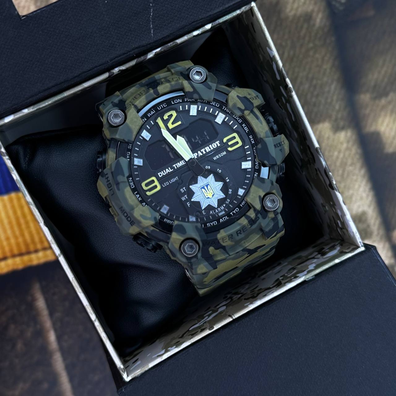 Patriot 004CMGRPO Поліція Зелений камуфляж + Коробка - Зображення 2