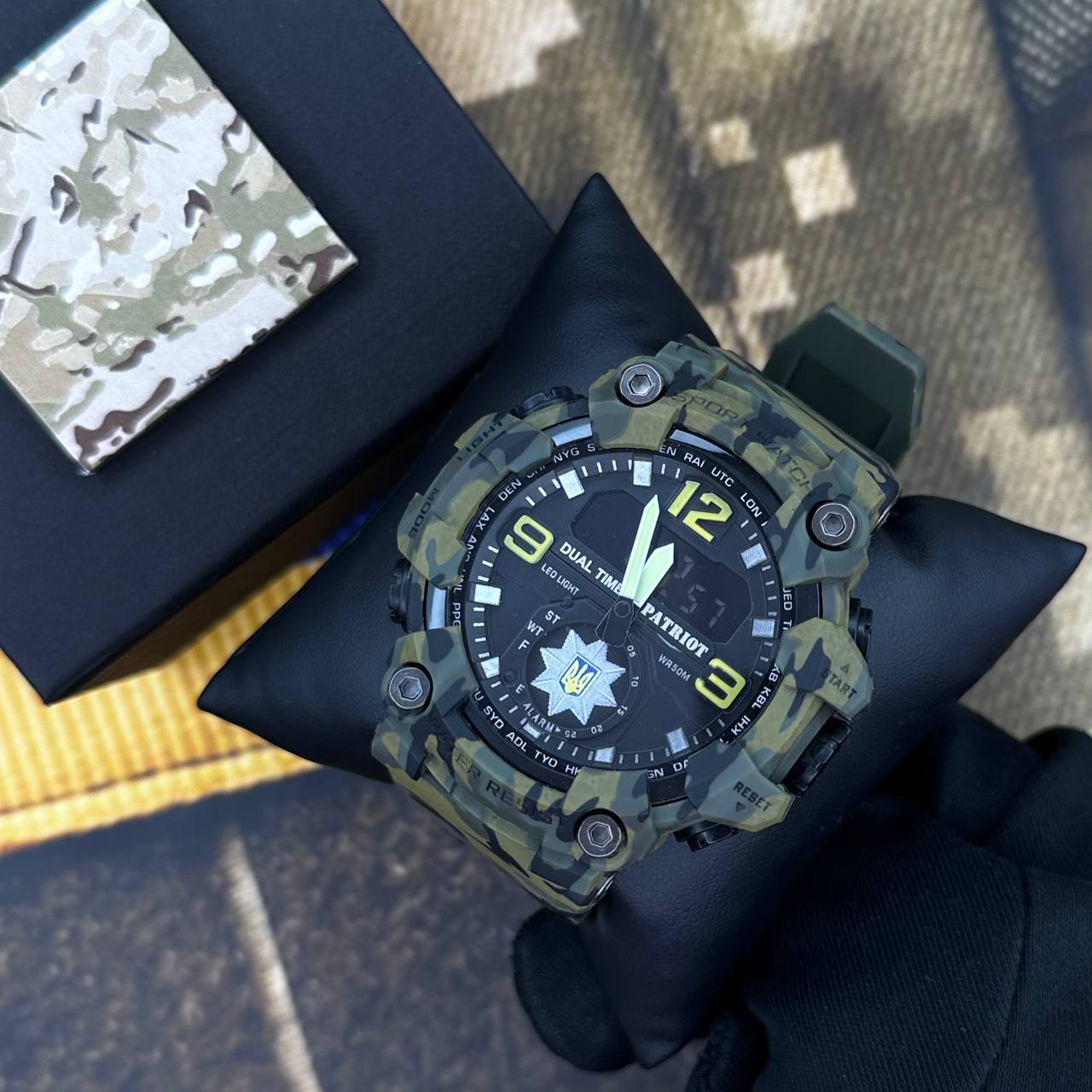 Patriot 004CMGRPO Поліція Зелений камуфляж + Коробка - Зображення 4