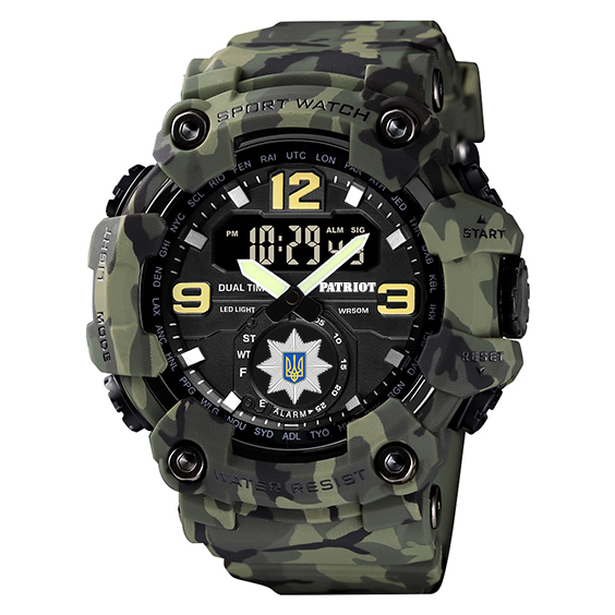 Patriot 004CMGRPO Поліція Зелений камуфляж + Коробка - Зображення 6