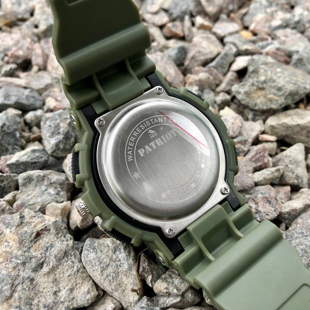 Patriot 005 Тризуб срібло Army Green + Коробка — изображение 4
