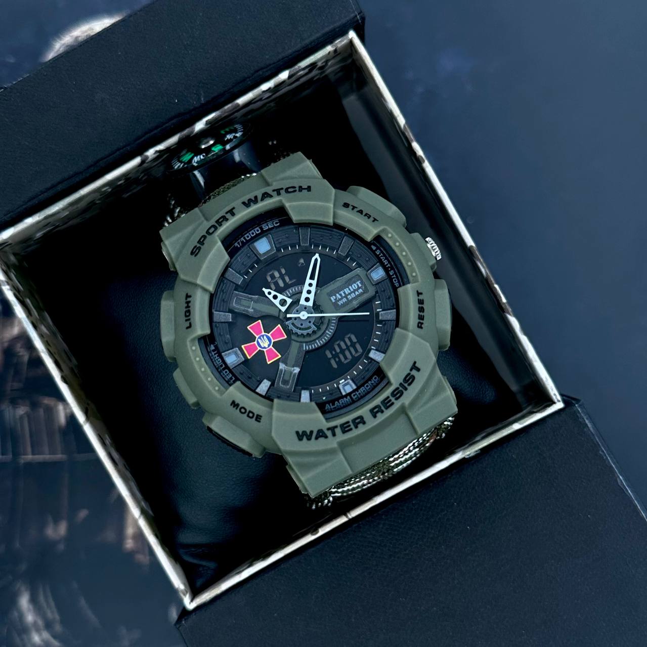 Patriot 005AGSU ЗСУ Паракордовий ремінець Camo Green + Коробка — изображение 4