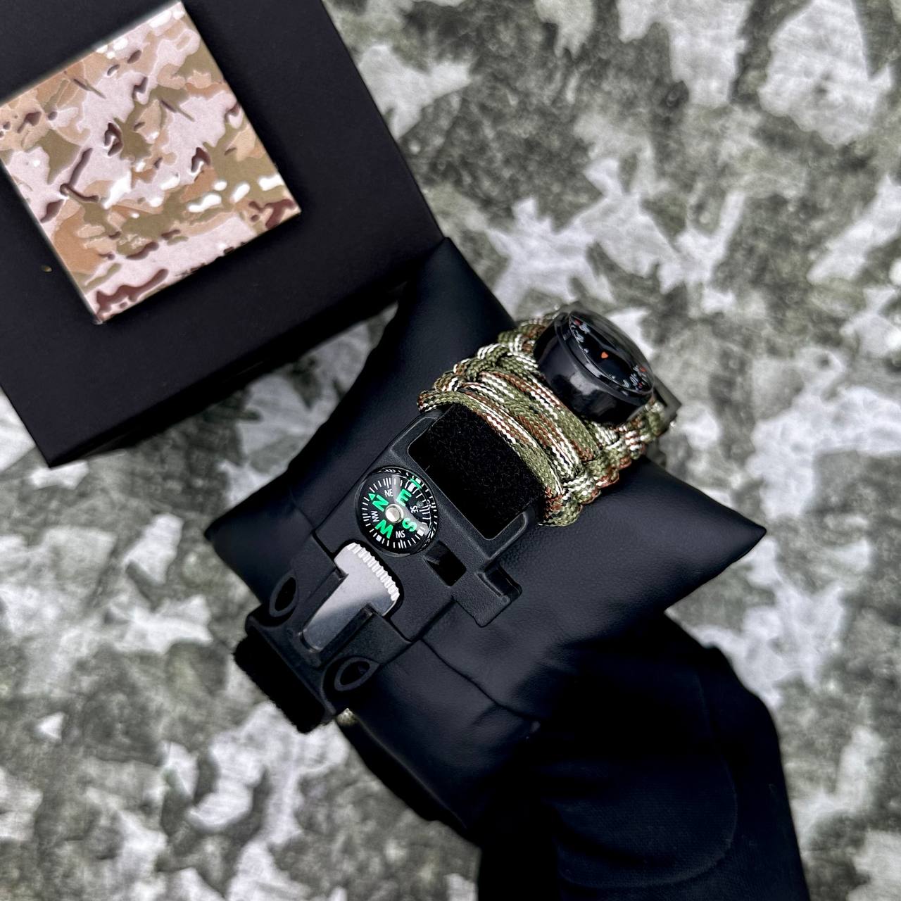 Patriot 005CMGRSU ЗСУ Зелений камуфляж Паракордовий ремінець Camo Green + Коробка. — изображение 4