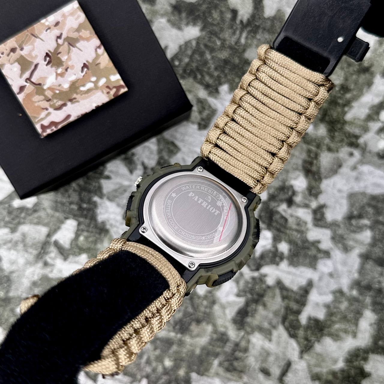 Patriot 005CMGRSU ЗСУ Зелений камуфляж Паракордовий ремінець Khaki + Коробка. — изображение 5