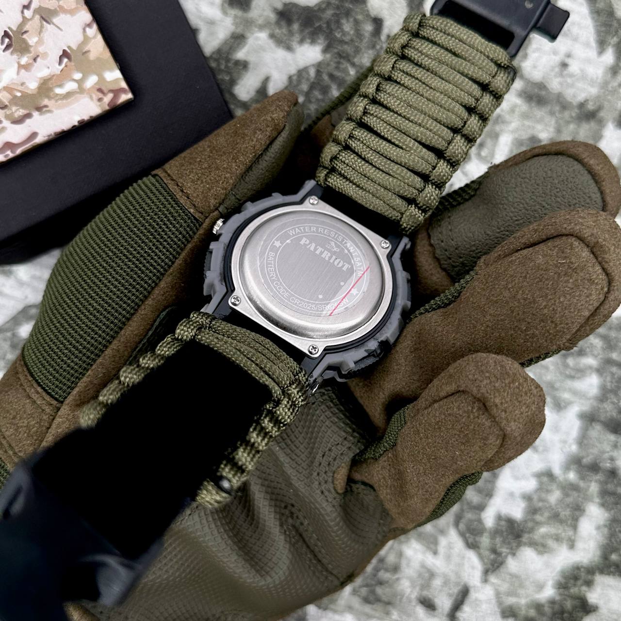 Patriot 005CMGYSU ЗСУ Сірий камуфляж Паракордовий ремінець Army Green + Коробка — изображение 5