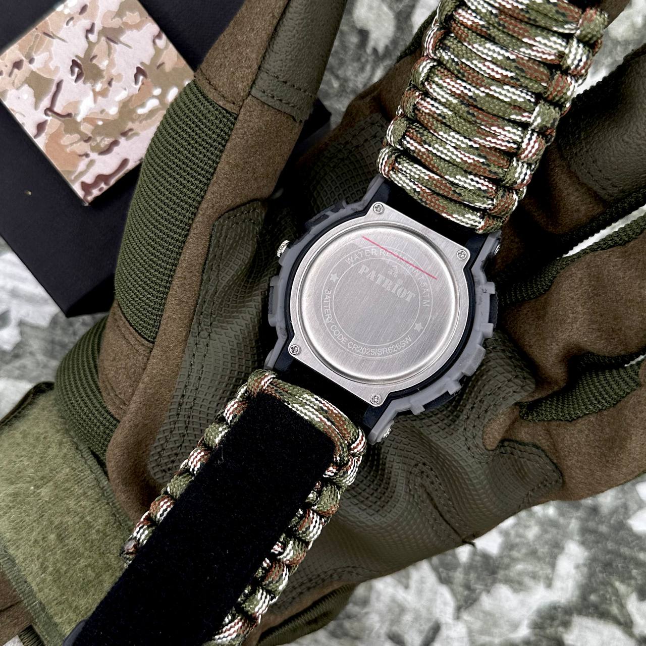 Patriot 005CMGYSU ЗСУ Сірий камуфляж Паракордовий ремінець Camo Green + Коробка. — изображение 5