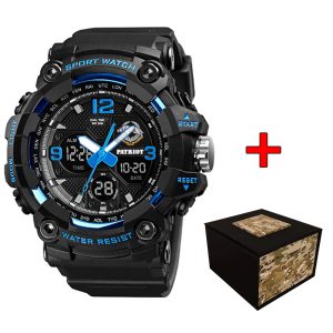 Patriot 006BUSSO ССО Чорні з синім + Коробка