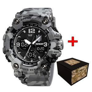 Patriot 006CMGYUASI Тризуб срібло Сірий камуфляж + Коробка.