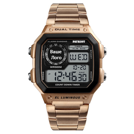 Patriot 011RG Ваше лого Рожеве Золото + Коробка - Зображення 2