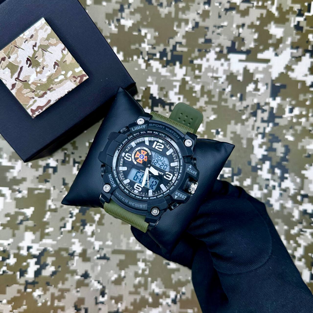 Patriot 012AGDSNS ДСНС Чорні з зеленим + Коробка. — изображение 2