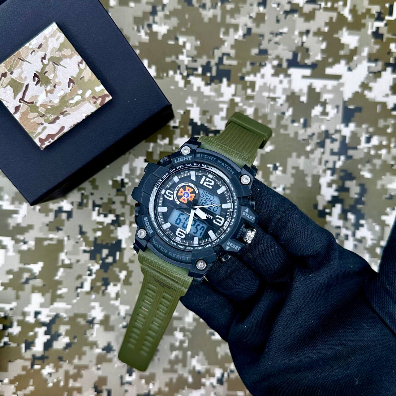 Patriot 012AGDSNS ДСНС Чорні з зеленим + Коробка. — изображение 3
