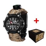 Patriot 012BKSU ЗСУ Чорні Паракордовий ремінець Desert Camo + Коробка