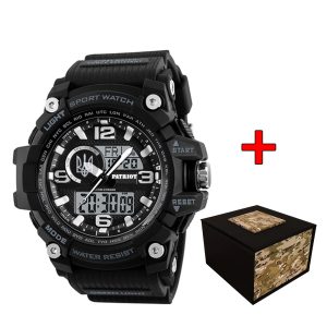 Patriot 012BKUASI Тризуб срібло Чорні + Коробка.