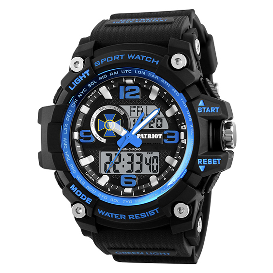 Patriot 012BUBKSBU СБУ Чорні з синім + Коробка - Зображення 2