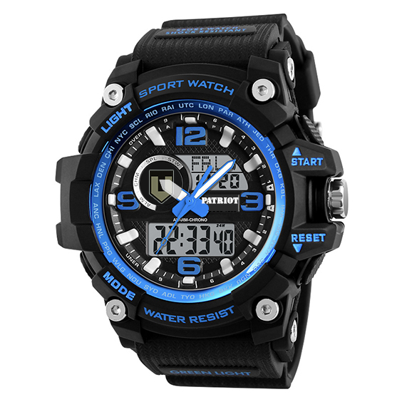 Patriot 012BUBKTRO ТРО Чорні з синім + Коробка — изображение 2