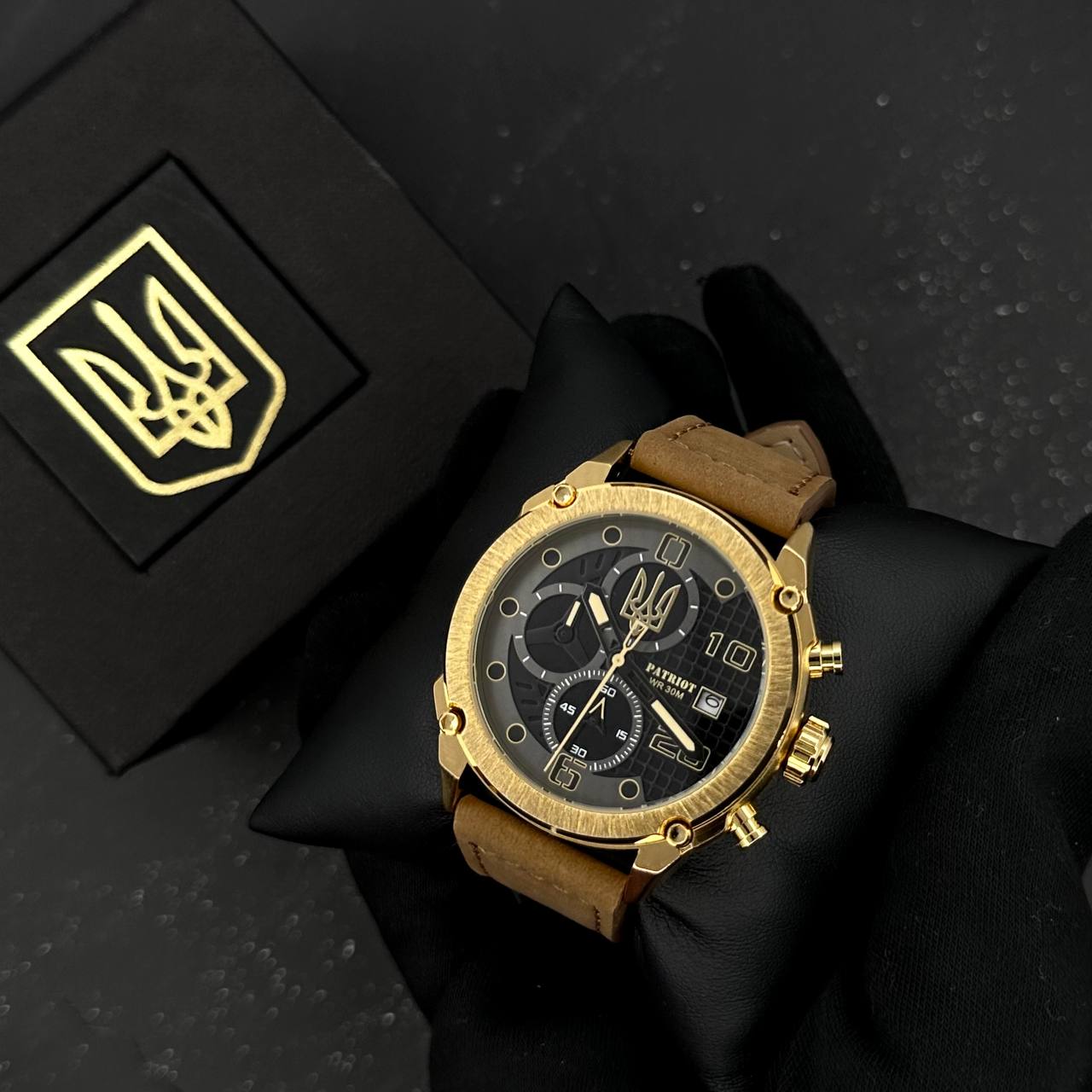 Patriot 016 Gold-Black-Brown Тризуб золото — изображение 3