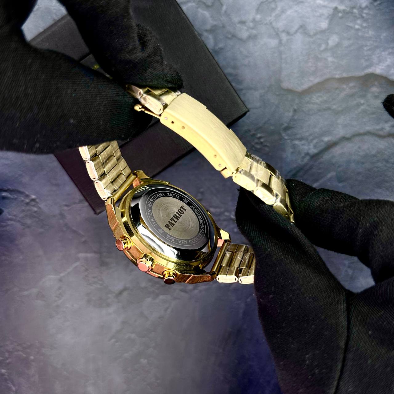 Patriot 017 Тризуб Золото Gold-Black Steel - Зображення 5