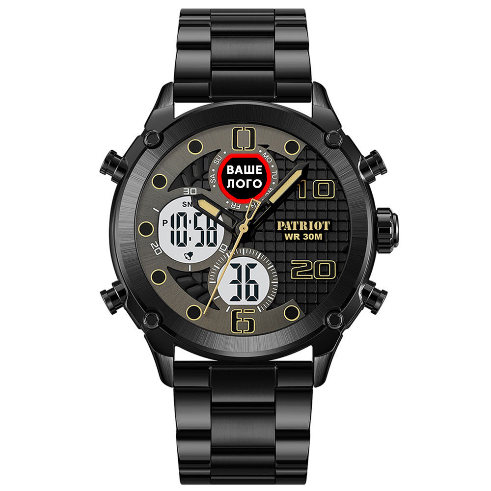 Patriot 017 Ваше Лого Black-White Steel — изображение 2