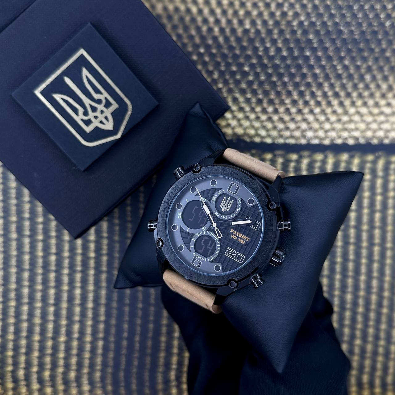 Patriot 017BKBKBR Тризуб золото Black-Black-Light Brown. — изображение 3