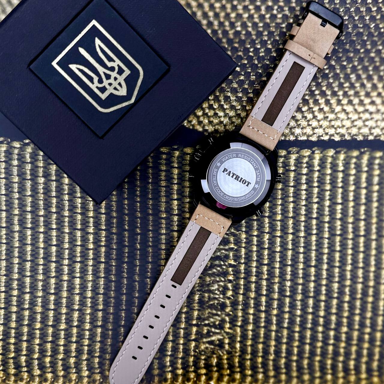 Patriot 017BKBKBR Тризуб золото Black-Black-Light Brown. — изображение 5