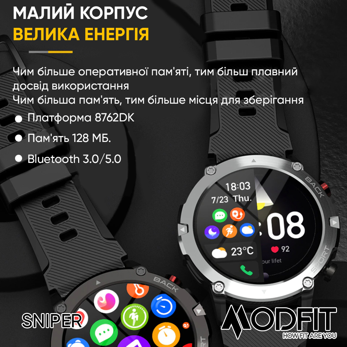 Modfit Sniper All Black 36 мм. — изображение 10