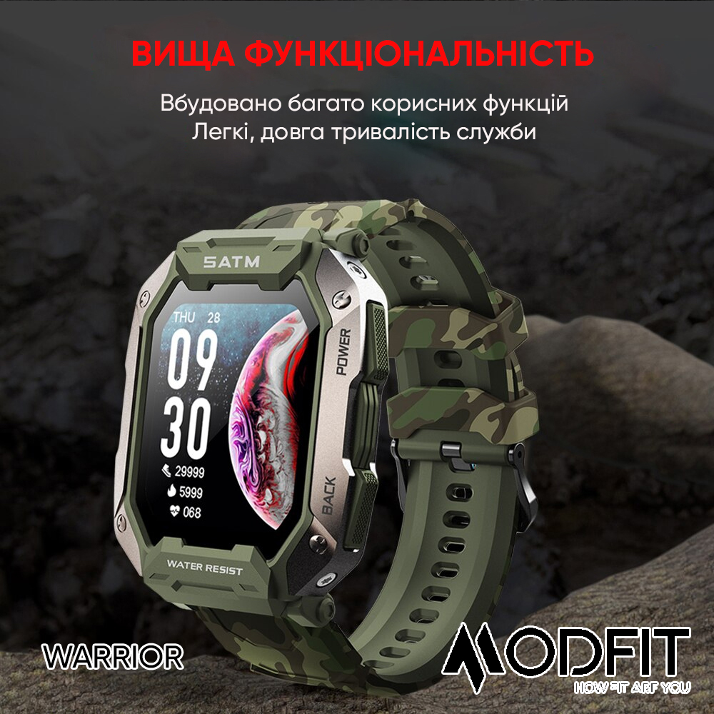 Modfit Warrior All Black Camo Band — изображение 5