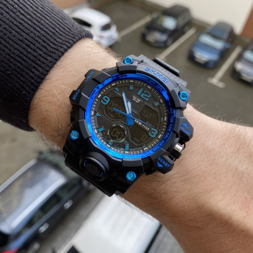 Skmei 1155 Black Blue - Зображення 3