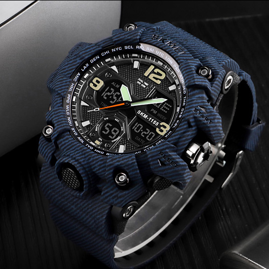 Skmei 1155BDMBU denim blue - Зображення 4