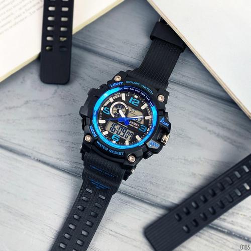 Skmei 1283 Black-Blue. - Зображення 3