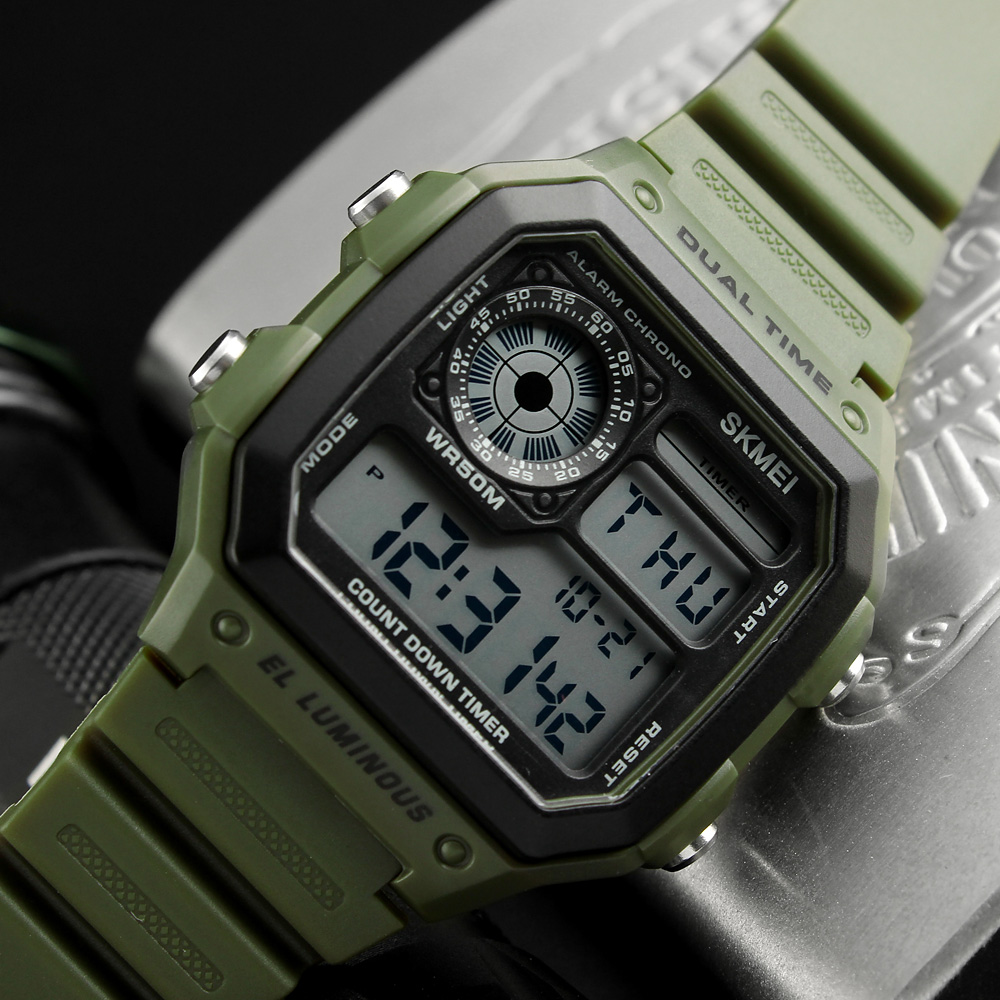 Skmei 1299AG Army Green. - Зображення 3