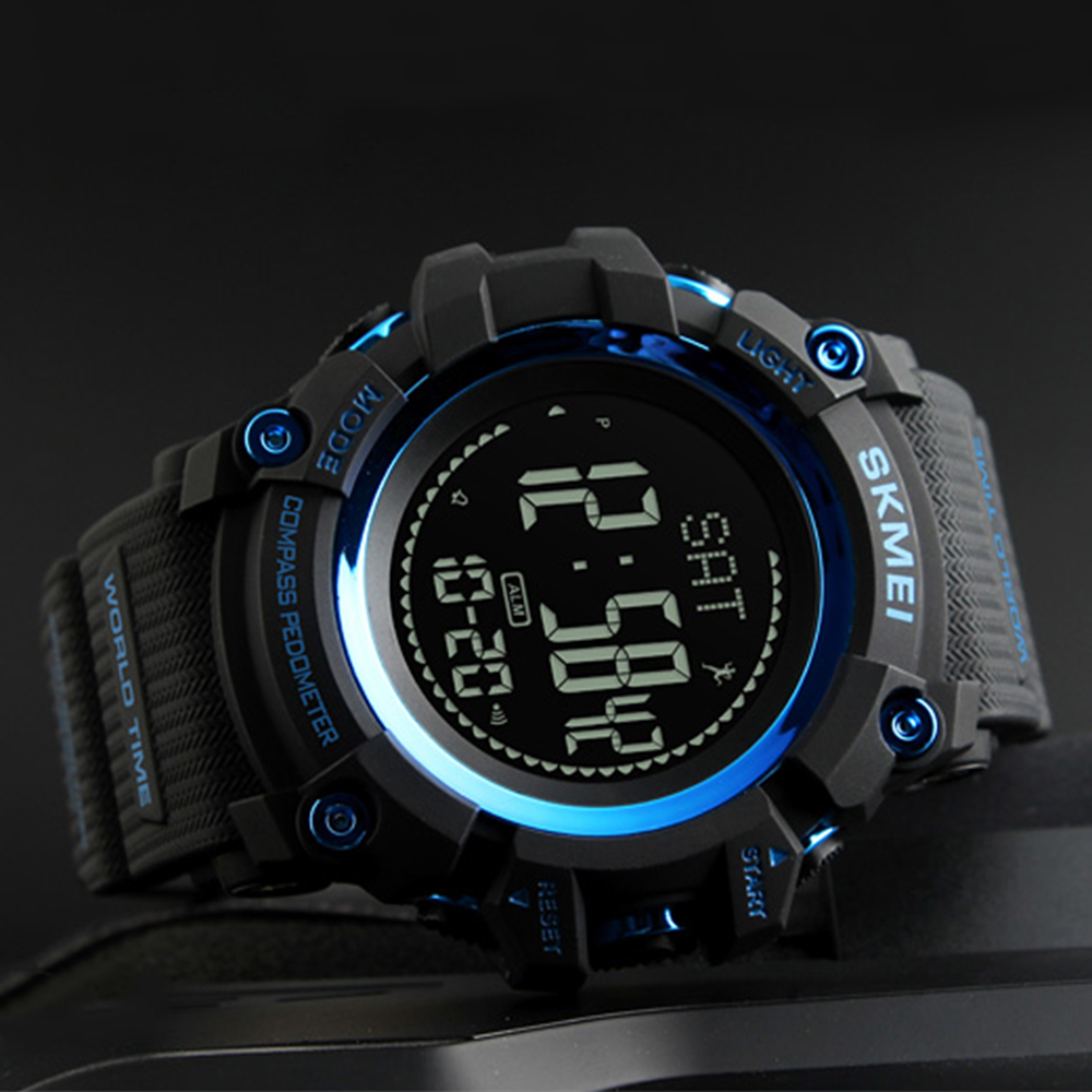 Skmei 1356BU Black-Blue Compass — изображение 4