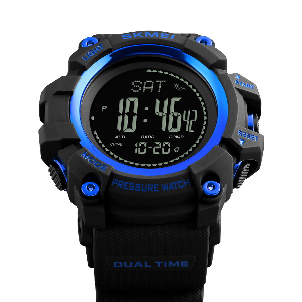 Skmei 1358 Black-Blue Smart Watch Compass SALE - Зображення 3
