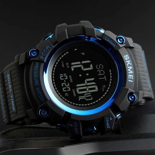 Skmei 1358 Black-Blue Smart Watch Compass SALE - Зображення 4