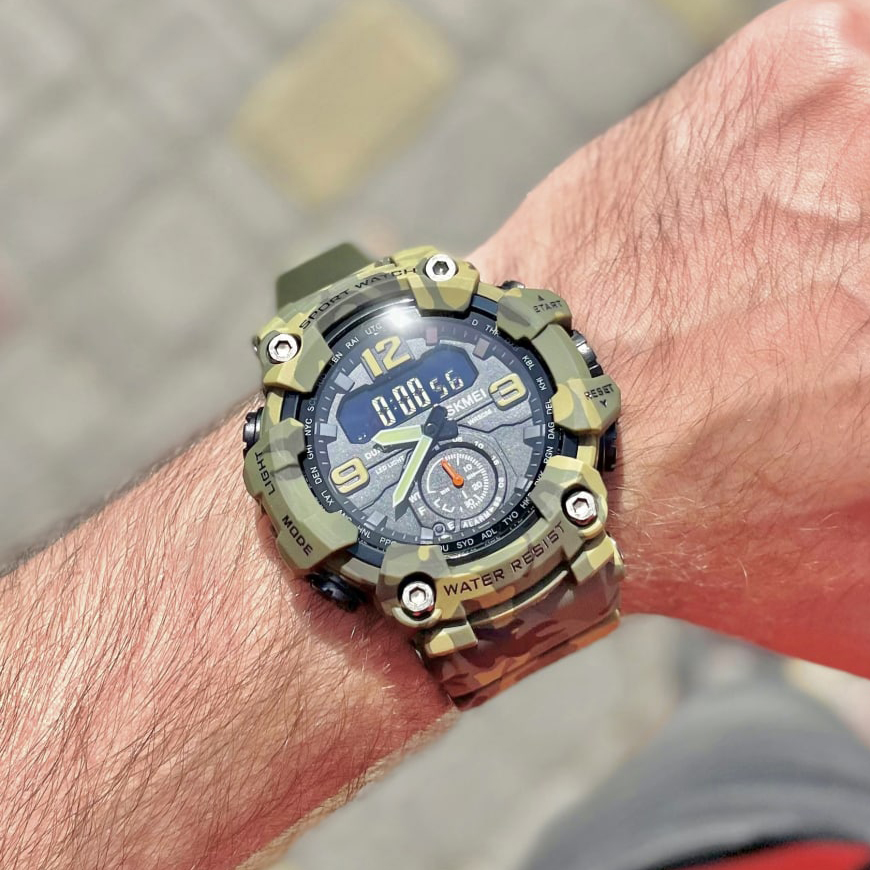 Skmei 1637CMGN Camo Green. — изображение 3