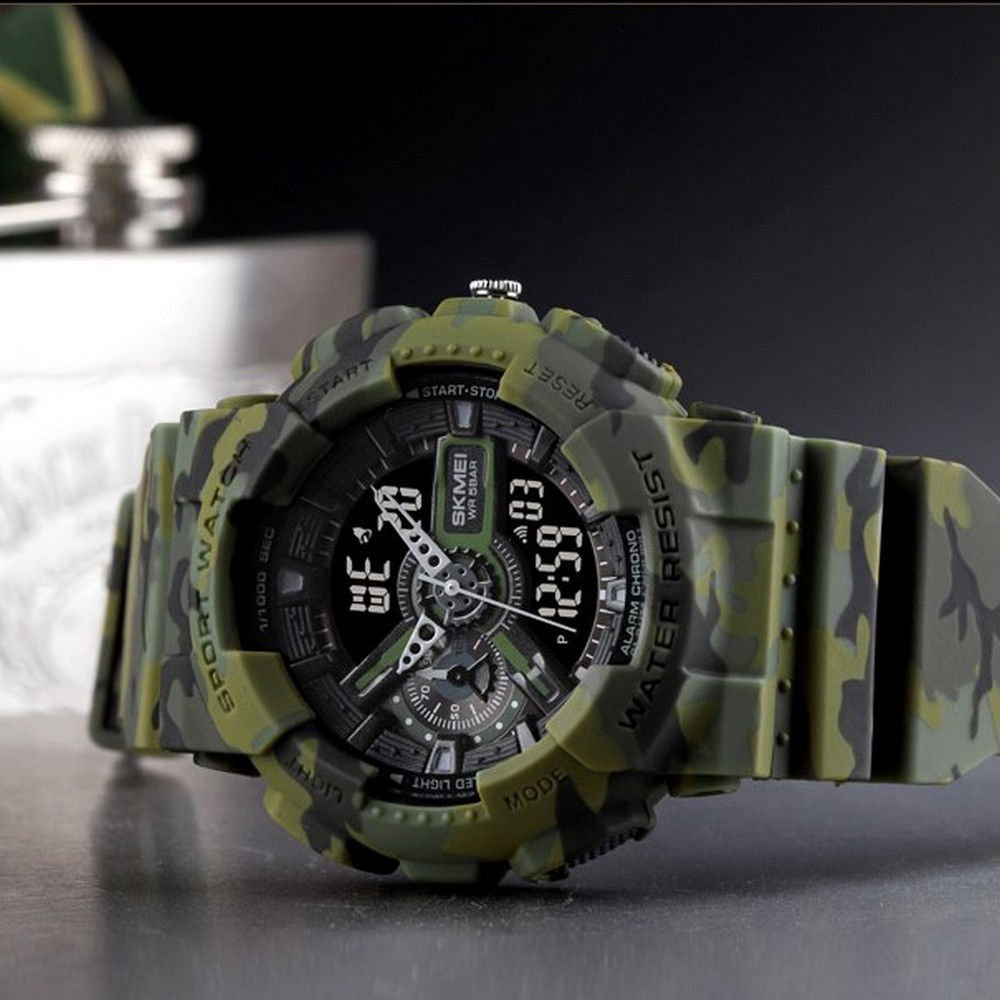 Skmei 1688 Green-Black Military - Зображення 2