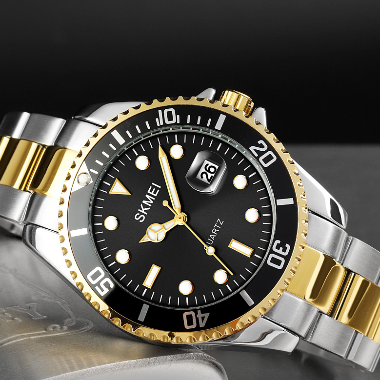 Skmei 1779TGDBK Silver-Gold-Black - Зображення 4