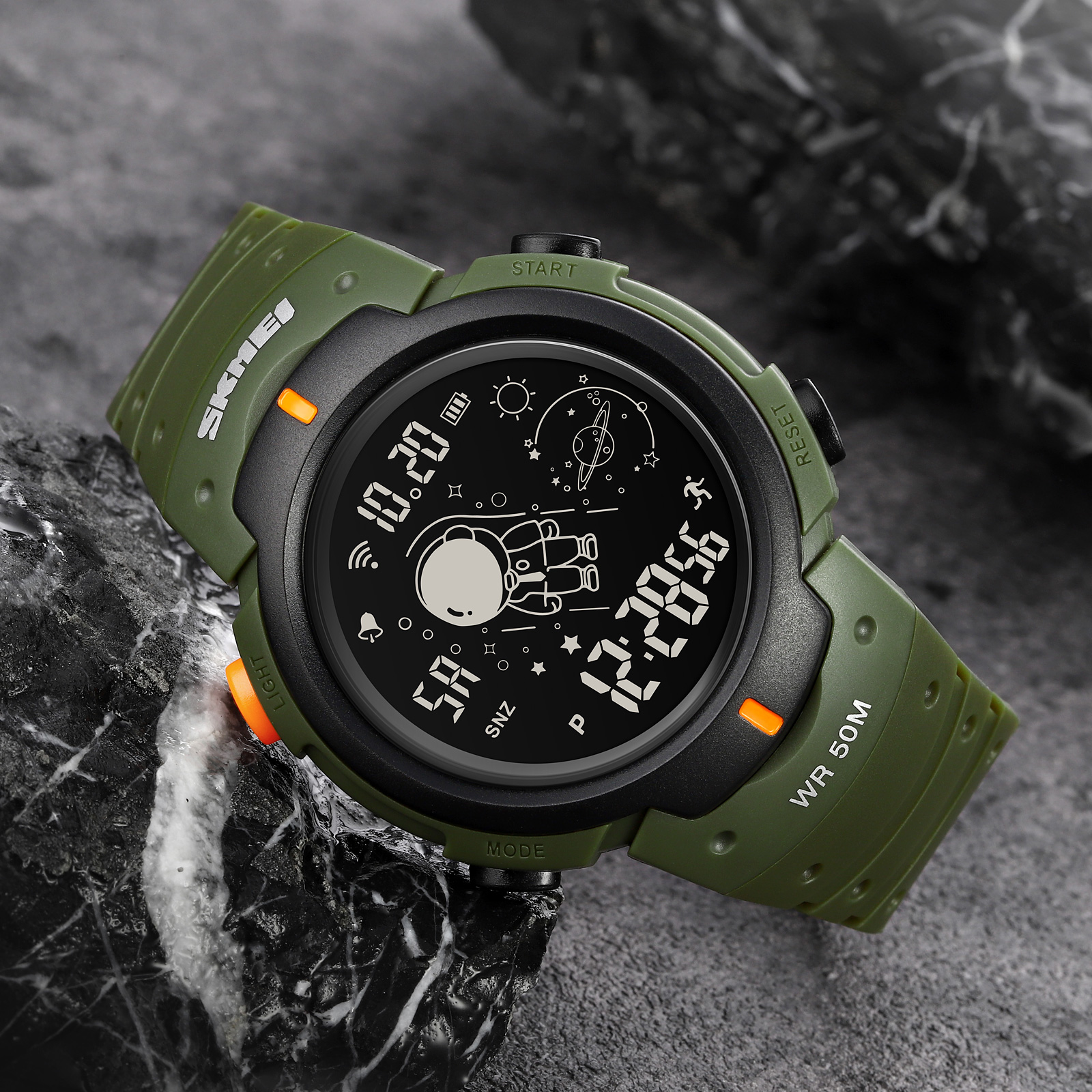 Skmei 1820AGBK Army-green Black - Зображення 4