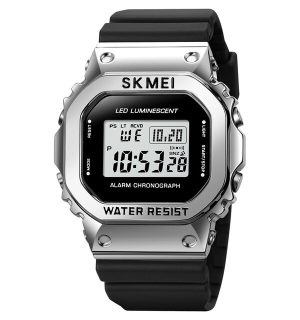 Skmei 1851SIBK Silver Black
